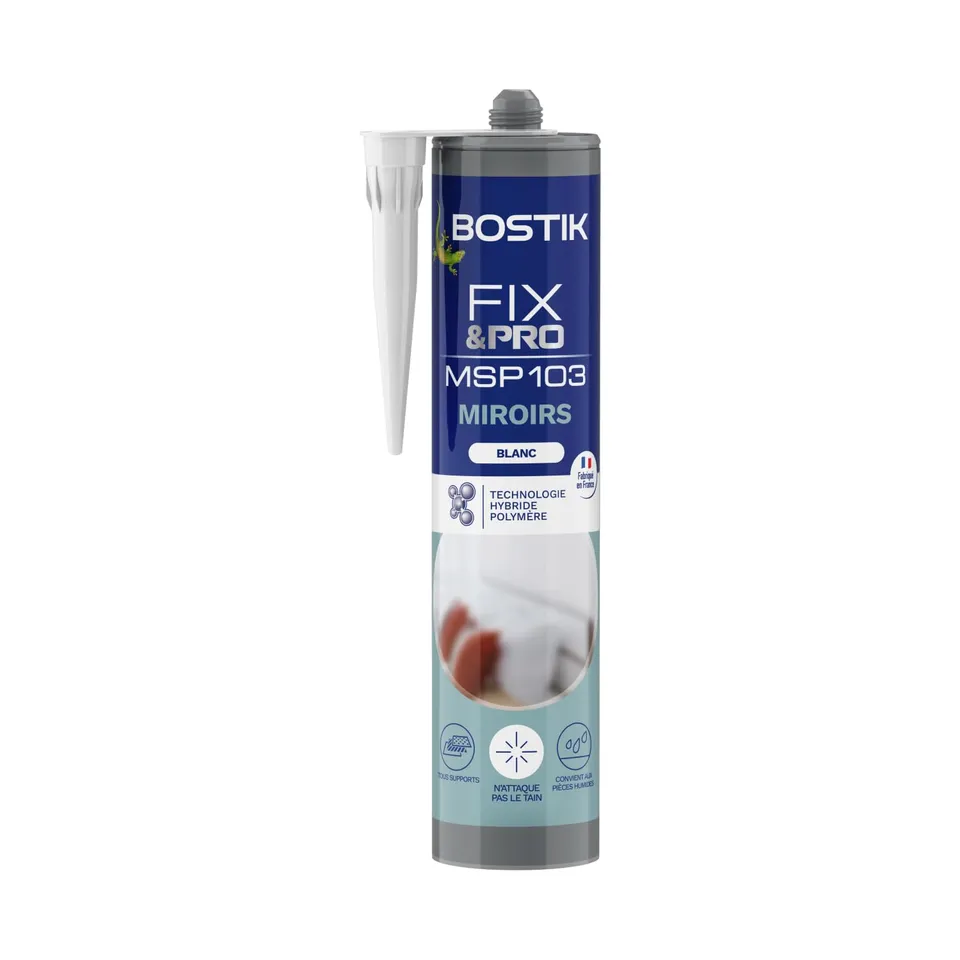 bostik-fix-pro-msp-103-miroirs-blanc-290ml image 1