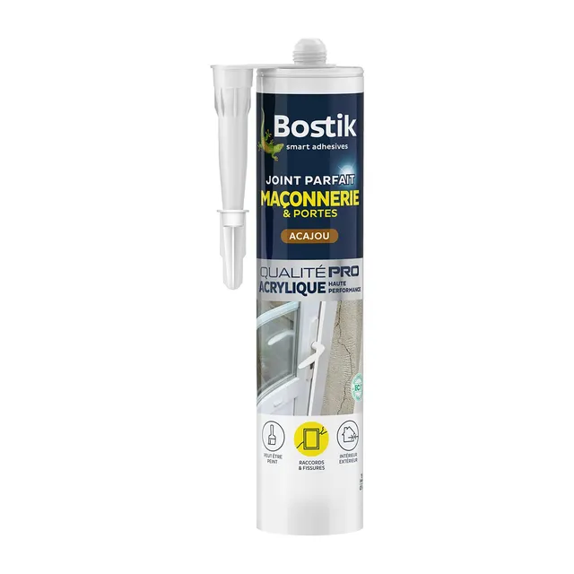 bostik-joint-parfait-ma-onnerie-et-portes-mastic-acrylique-280-ml-acajou image 1