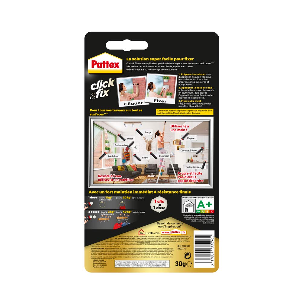 pattex-ni-clou-ni-vis-click-fix-tube-pr-dos-30g image 2