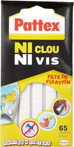 pattex-ni-clou-ni-vis-p-te-de-fixation-65-pastilles-repositionnables-blanches image 8