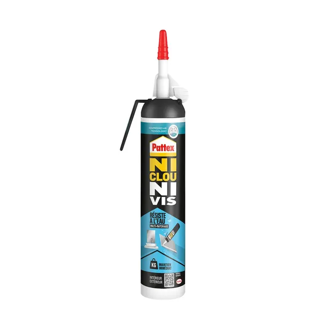 pattex-ni-clou-ni-vis-r-siste-l-eau-colle-mastic-blanc-tube-326-g image 1
