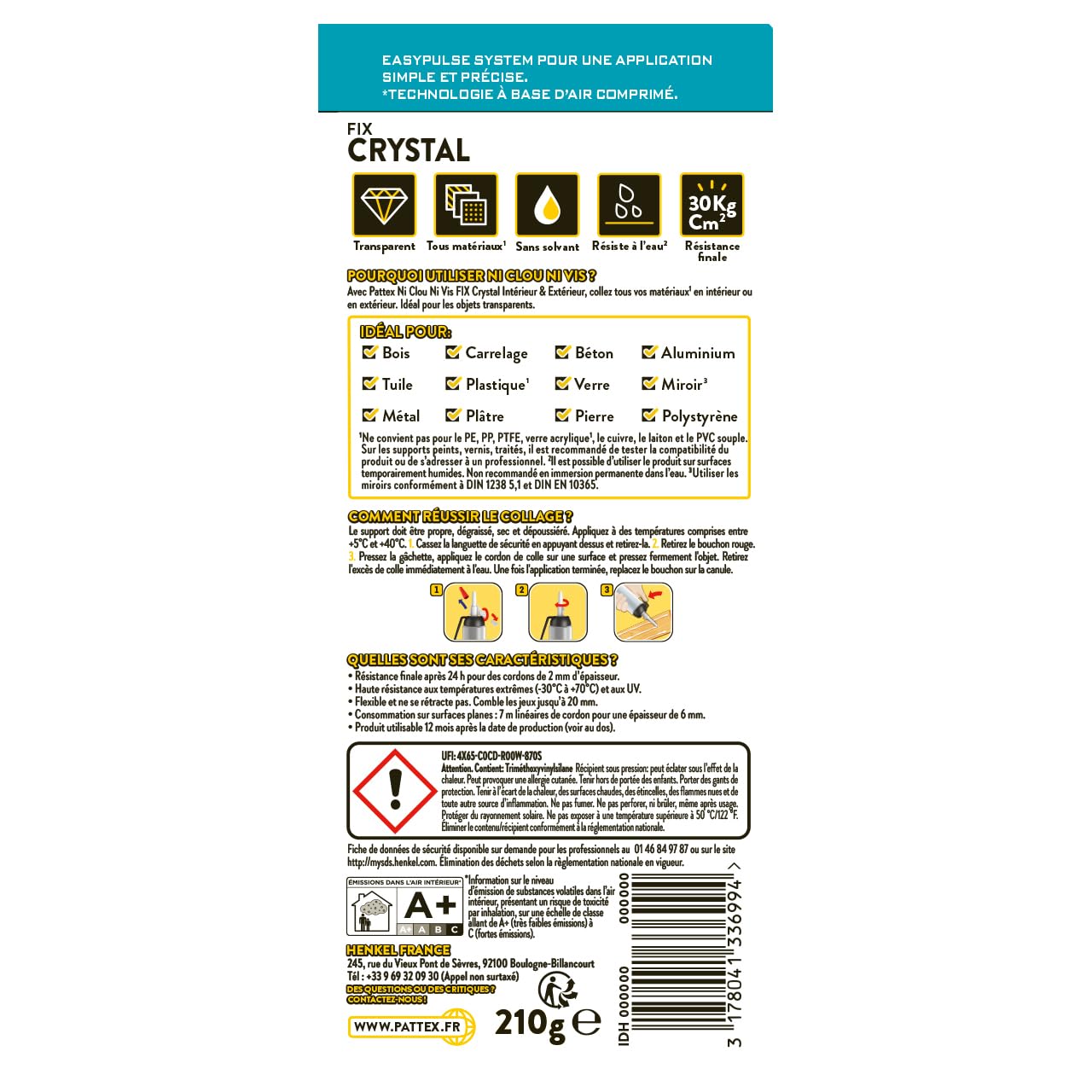 pattex-ni-clou-ni-vis-fix-crystal-colle-transparente-tube-90-g image 2