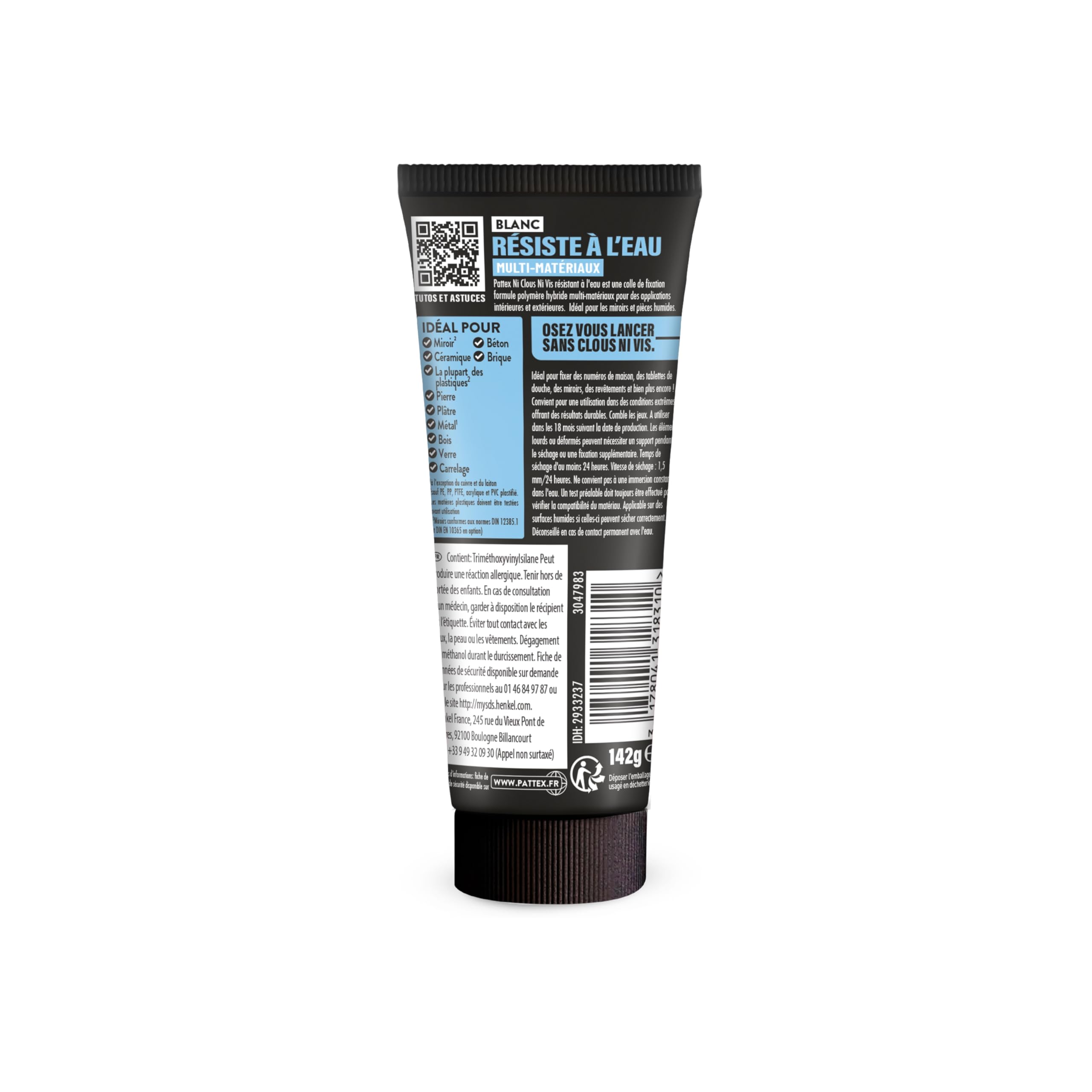 pattex-ni-clou-ni-vis-r-siste-l-eau-colle-mastic-flextec-tube-142g-blanc image 2