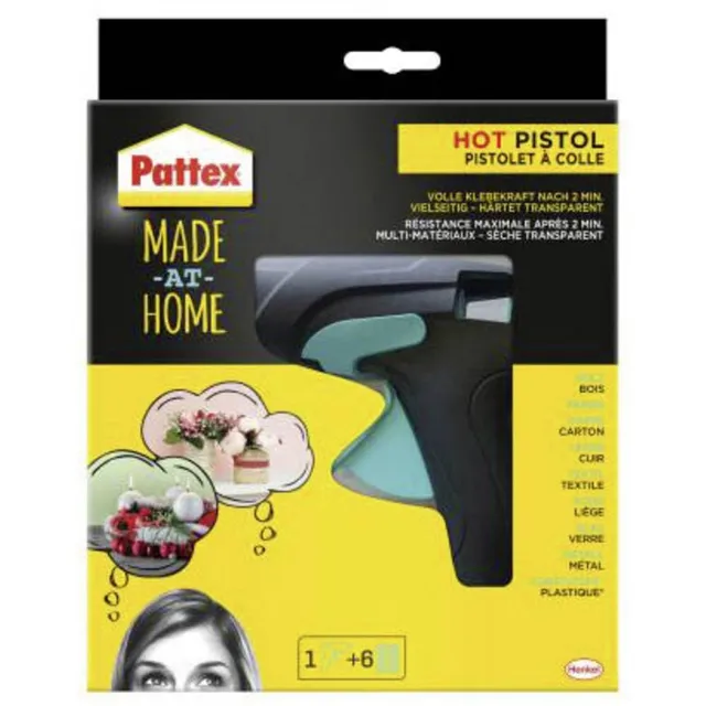 pattex-made-at-home-pistolet-colle-chaude-kit-1-pistolet-6-b-tons-11-mm image 1