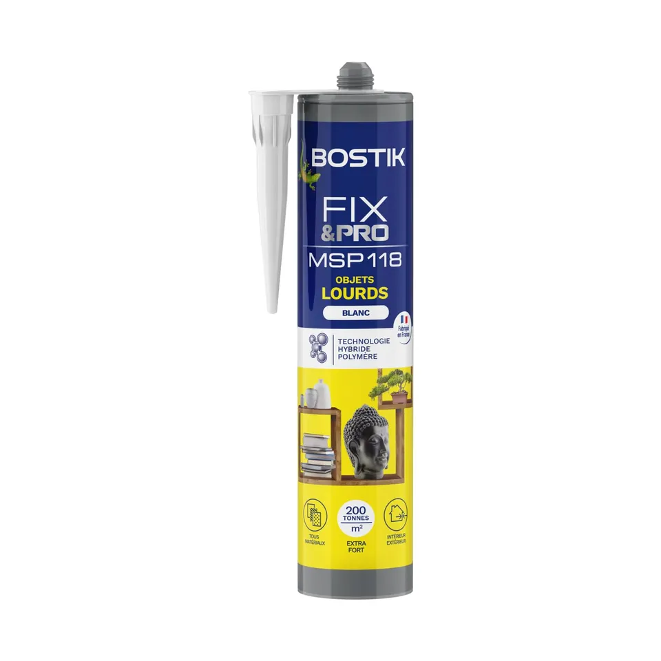 bostik-fix-pro-msp-118-objets-lourds-colle-hybride-290-ml image 1