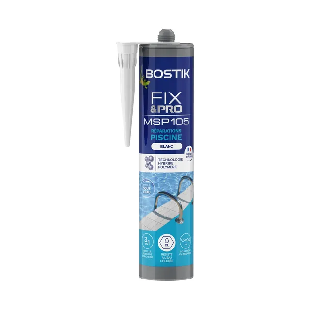 bostik-fix-pro-msp-105-mastic-piscine-blanc-290-ml image 1