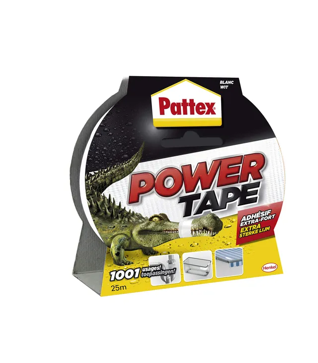 pattex-power-tape-ruban-adh-sif-extra-fort-blanc-48-mm-x-25-m image 1