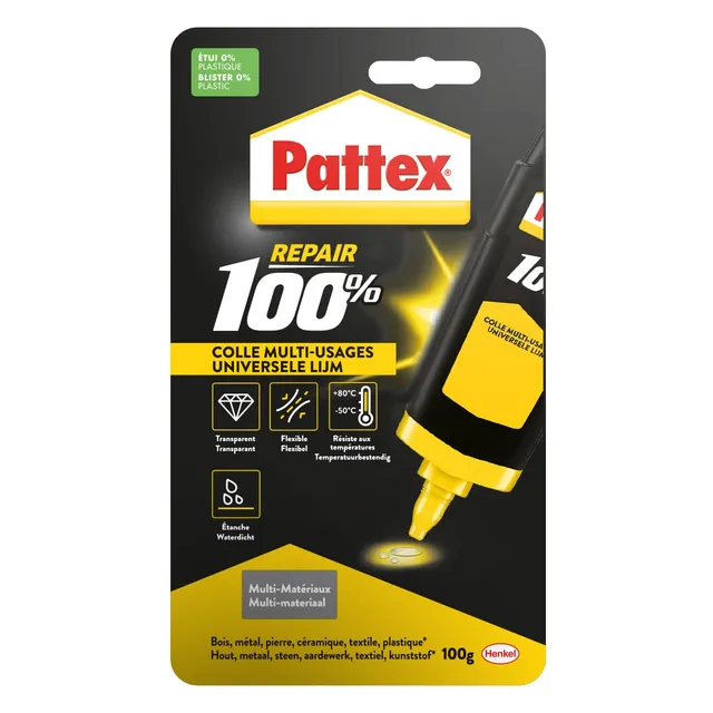 pattex-repair-100-colle-multi-usages-transparente-100-g image 1