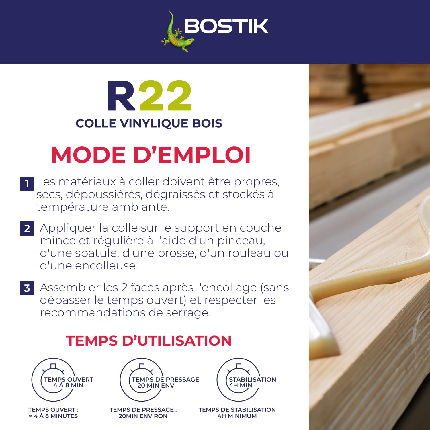 bostik-r22-colle-vinylique-bois-prise-lente-750-g image 5