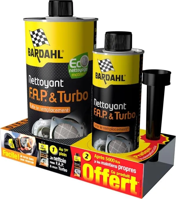 bardahl-lot-nettoyant-fap-et-turbo-diesel-1l-300ml-offerts image 1