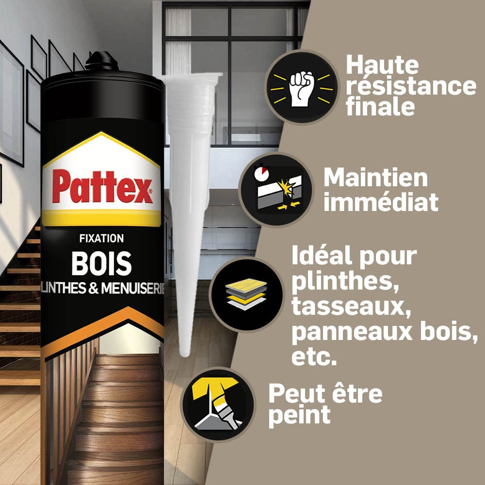 pattex-fixation-bois-plinthes-menuiserie-cartouche-380-g-blanc image 3
