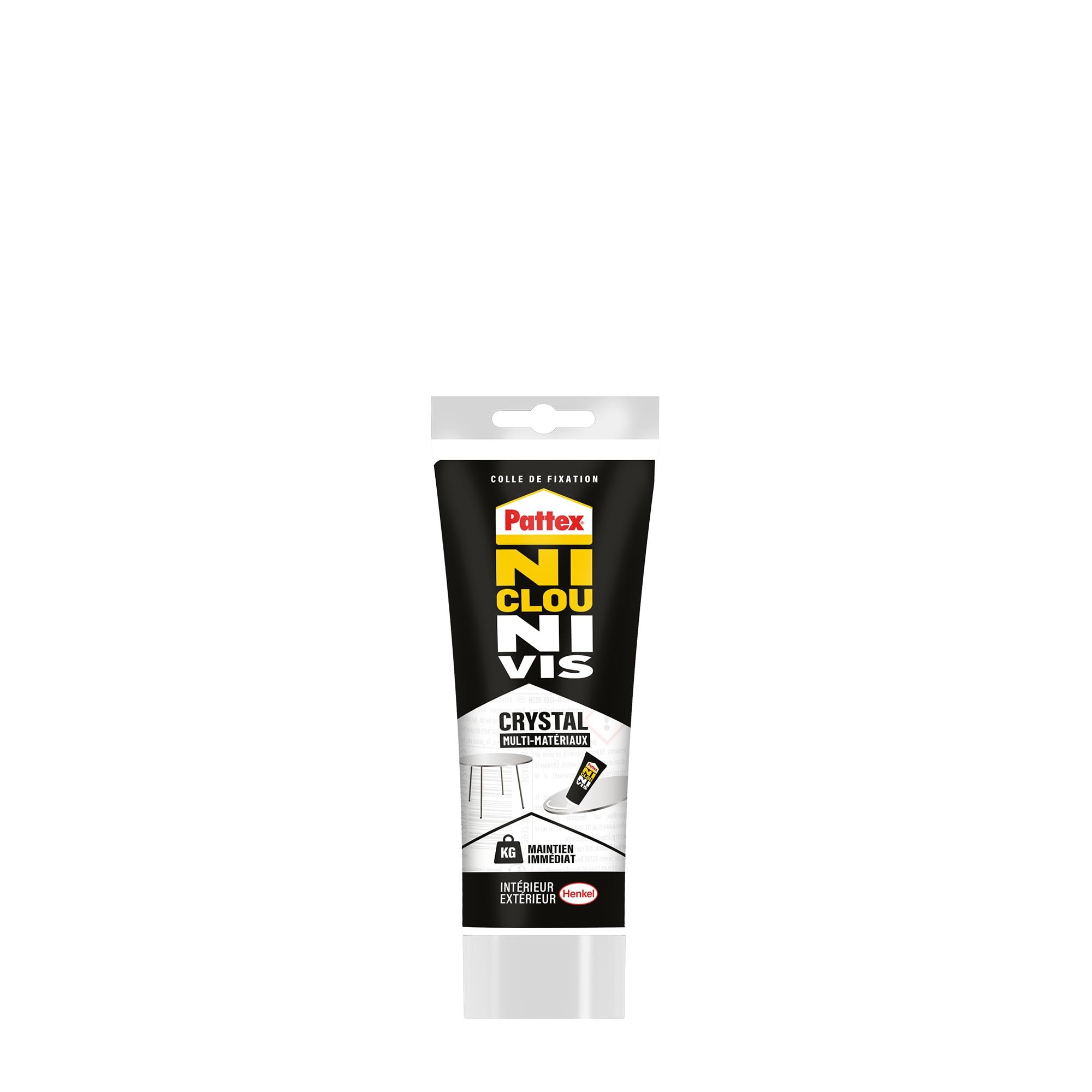 pattex-ni-clou-ni-vis-fix-crystal-colle-transparente-tube-90-g image 1