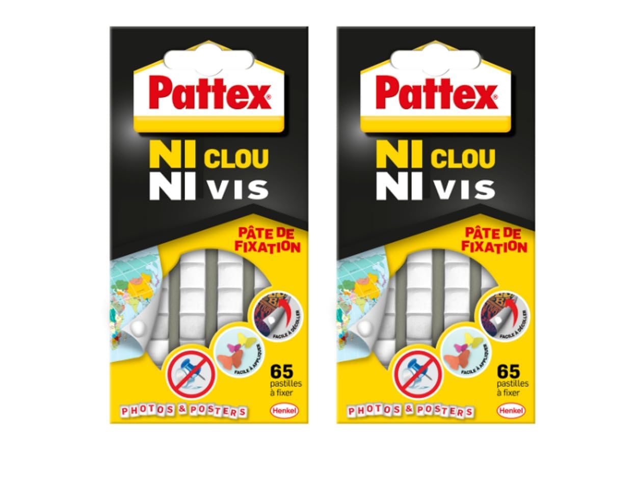 pattex-ni-clou-ni-vis-p-te-de-fixation-65-pastilles-repositionnables-blanches image 7