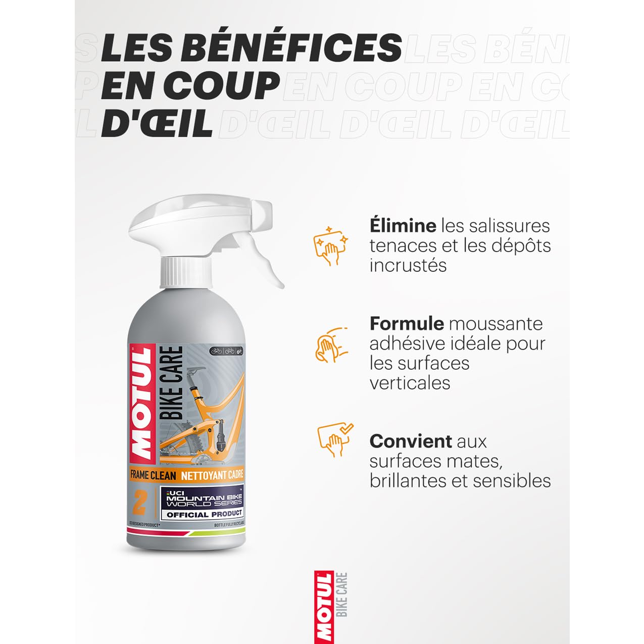 motul-bike-care-frame-clean-off-road-nettoyant-cadre-vtt-spray-mousse-500-ml image 3
