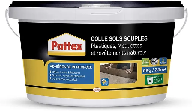 pattex-colle-sols-souples-plastiques-moquettes-6-kg-seau image 1