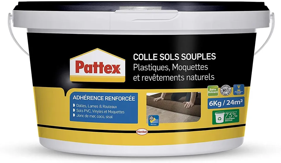 pattex-colle-sols-souples-plastiques-moquettes-6-kg-seau image 1