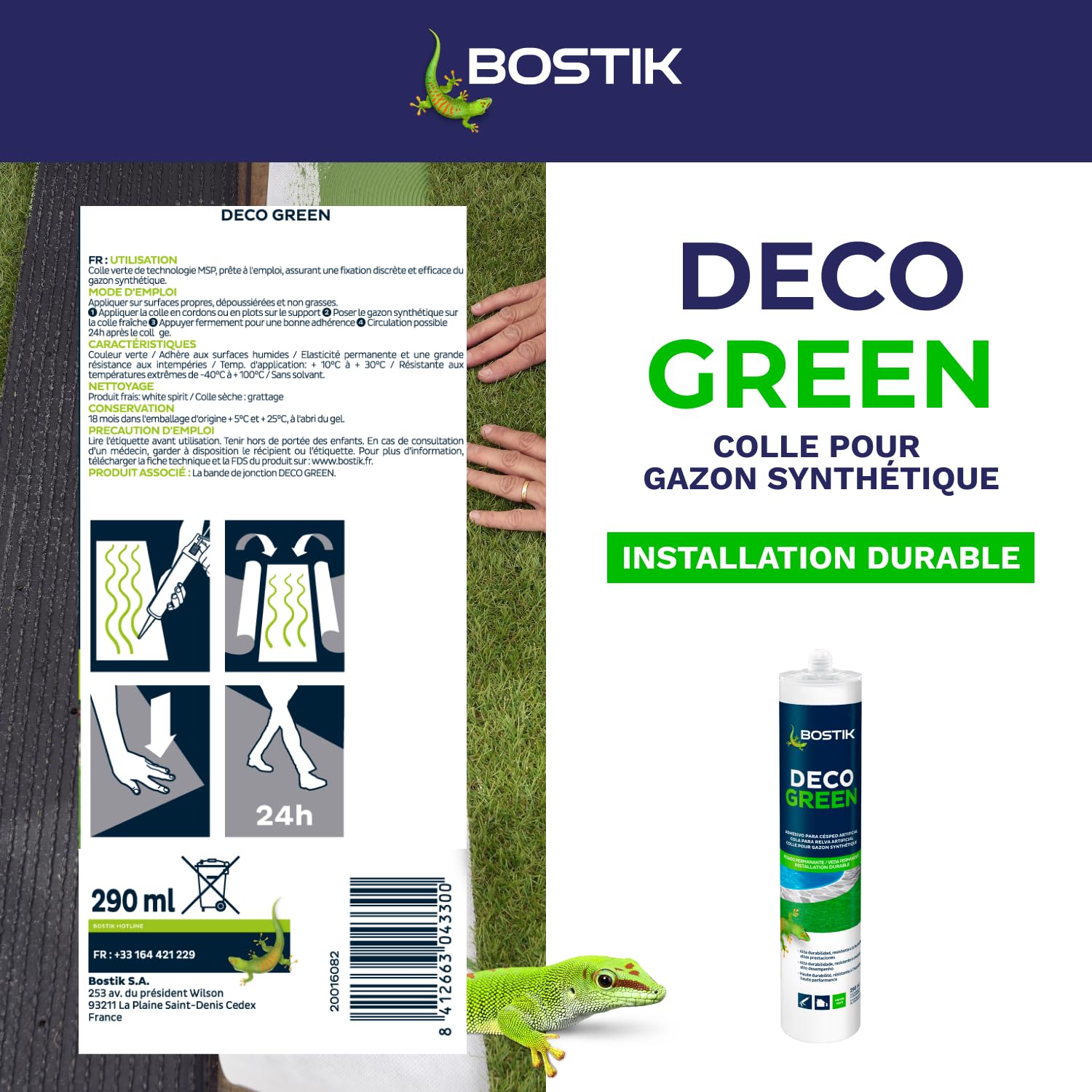 bostik-d-co-green-colle-mastic-pour-gazon-synth-tique-vert-290-ml image 5