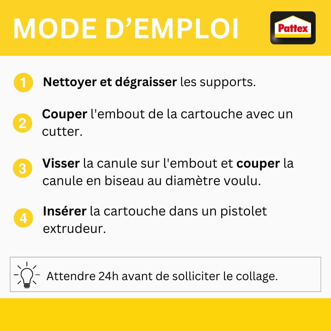 pattex-ni-clou-ni-vis-fix-express-blanc-cartouche-390-g image 7