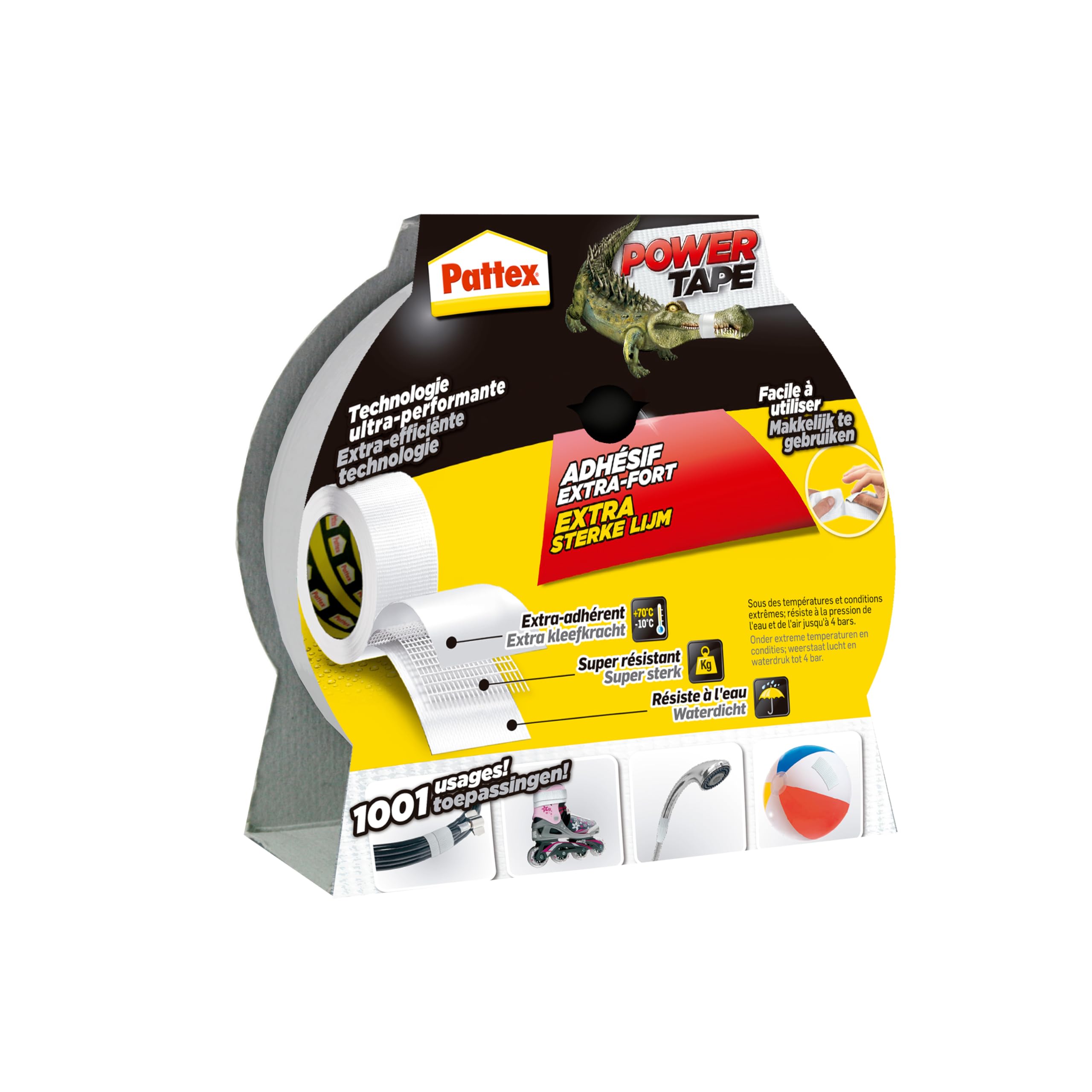 pattex-power-tape-blanc-ruban-toil-extra-fort-rouleau-10-m image 2