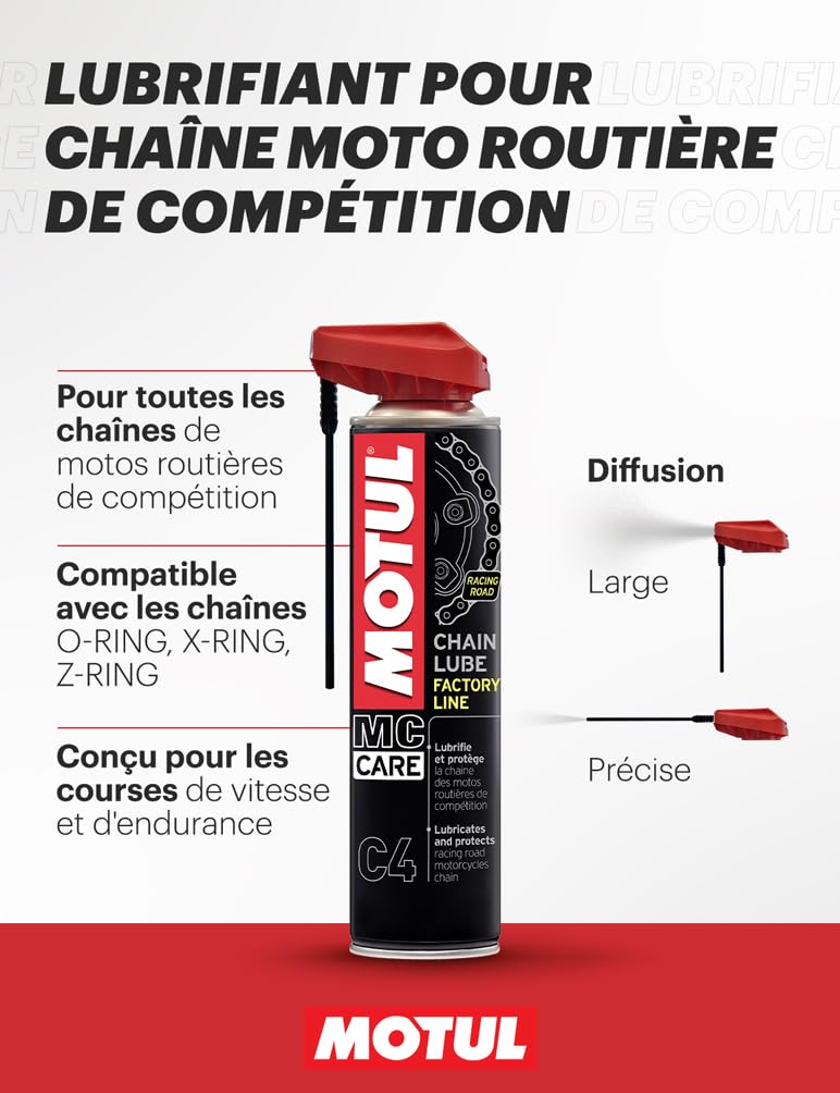 motul-lubrifiant-cha-ne-moto-route-comp-tition-c4-factory-line-400-ml image 2