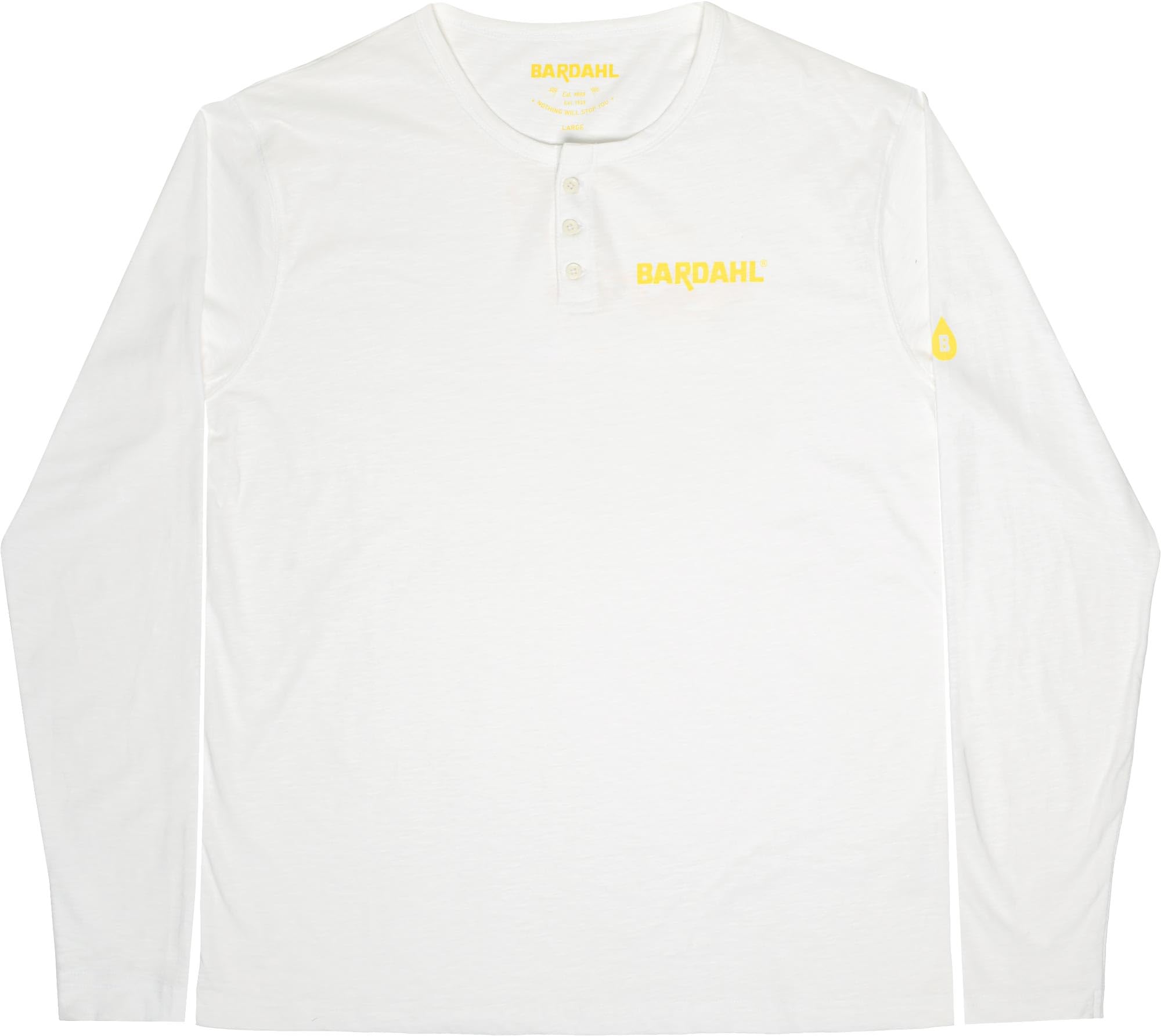 bardahl-t-shirt-tunisien-henley-cru-collection-100-coton-180-g-m image 3