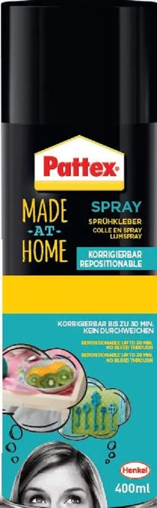 pattex-made-at-home-colle-en-spray-repositionnable-400-ml image 1