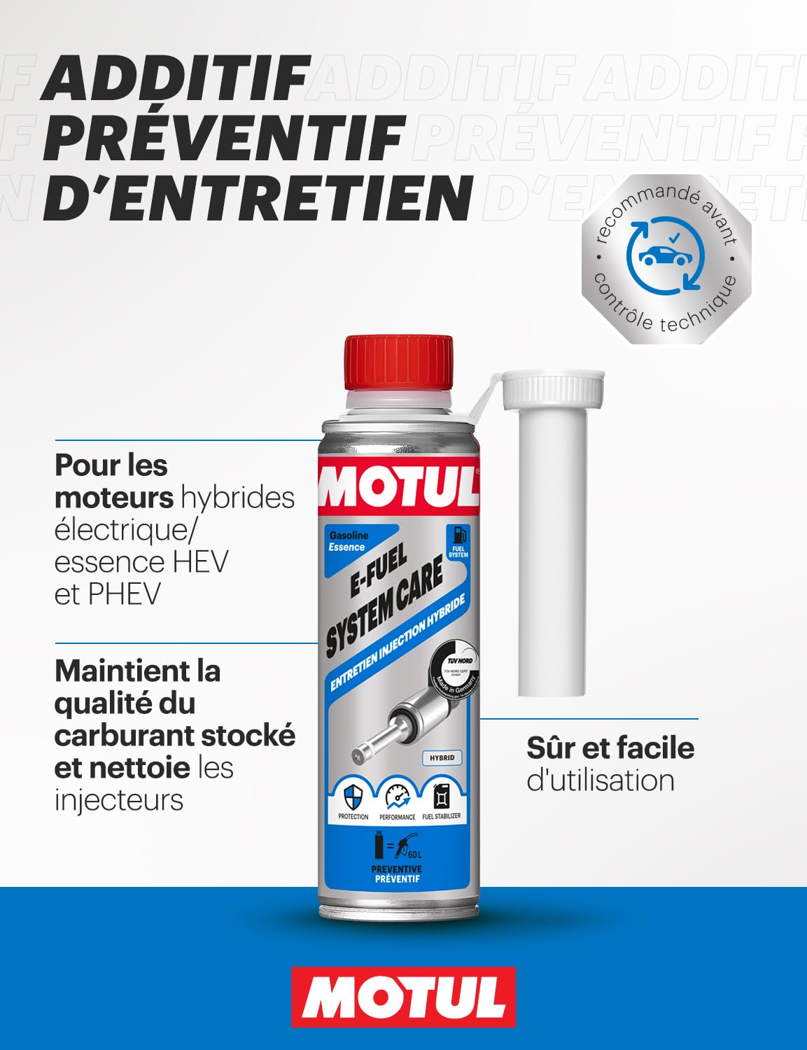 motul-e-fuel-system-care-additif-injection-essence-hybride-hev-phev-300-ml image 2