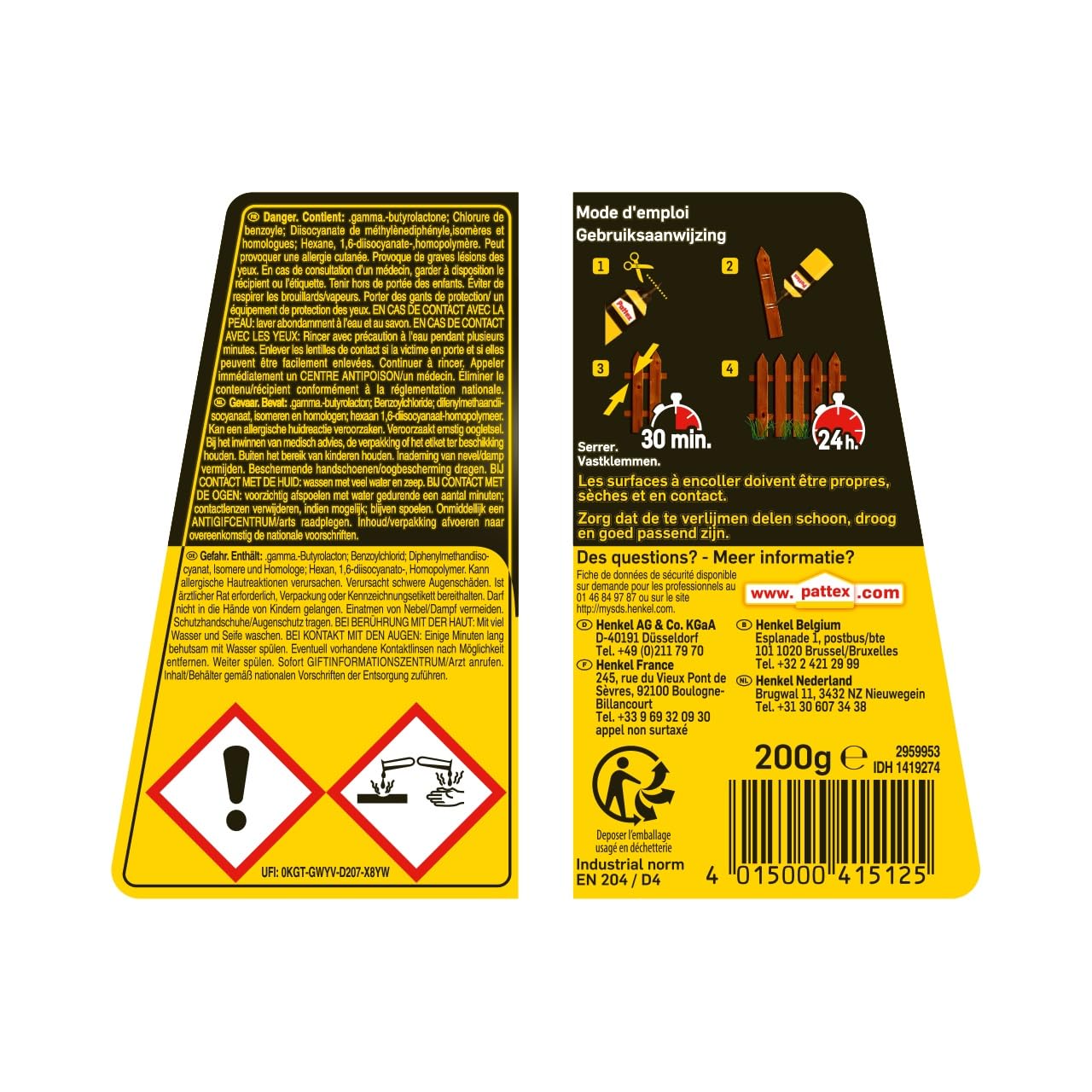 pattex-colle-bois-pu-ext-rieur-biberon-200-g-transparente image 3