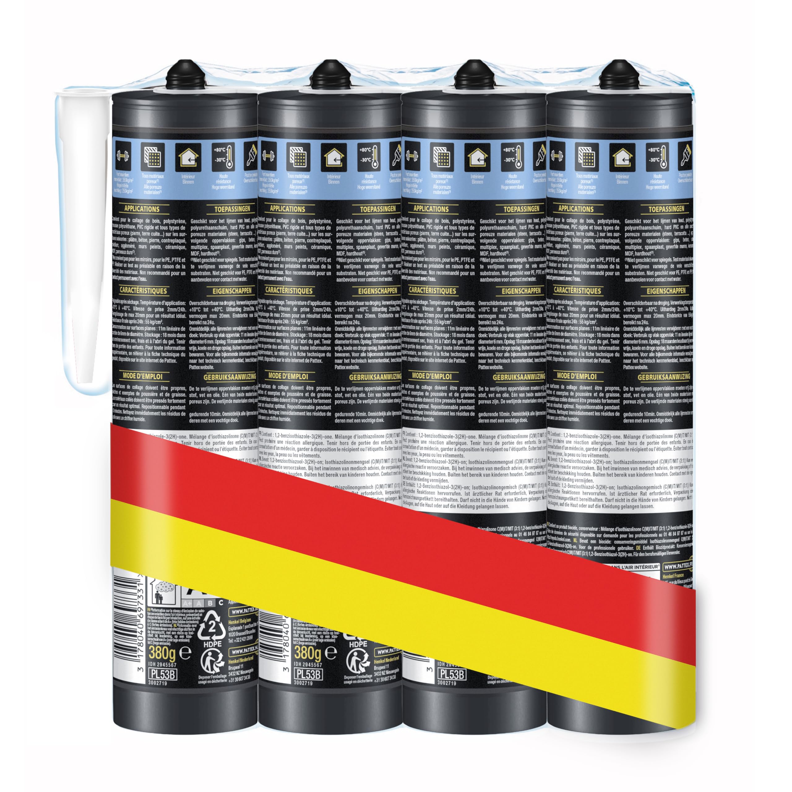 pattex-pro-100-colle-acrylique-fixation-4-x-380-g image 2