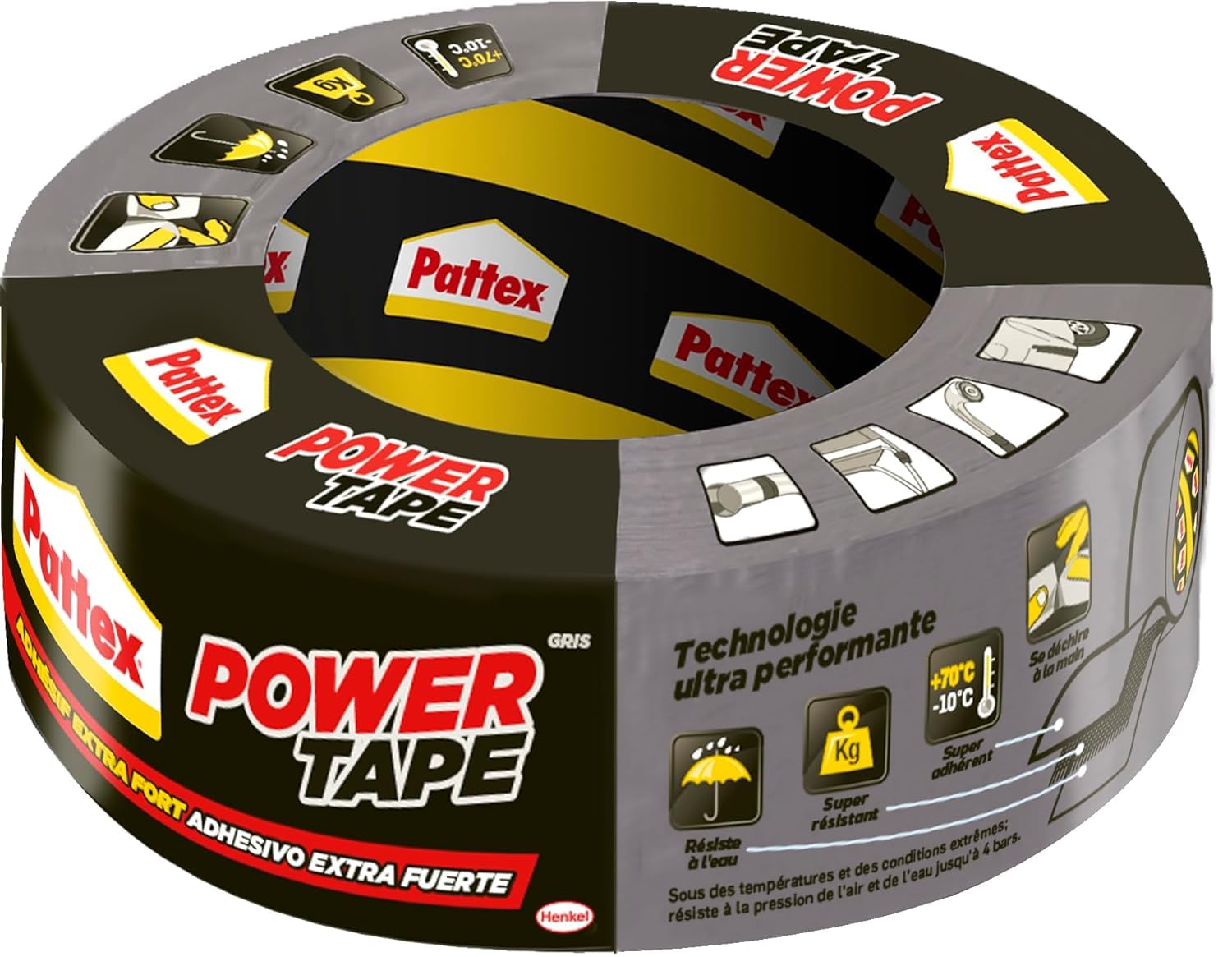 pattex-power-tape-ruban-adh-sif-extra-fort-gris-48mm-x-50m image 1