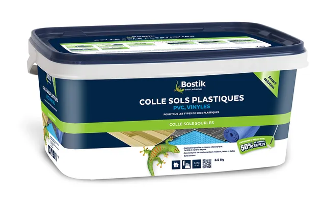 bostik-colle-sols-souples-plastiques-pvc-vinyles-seau-3-5-kg-17-m image 1