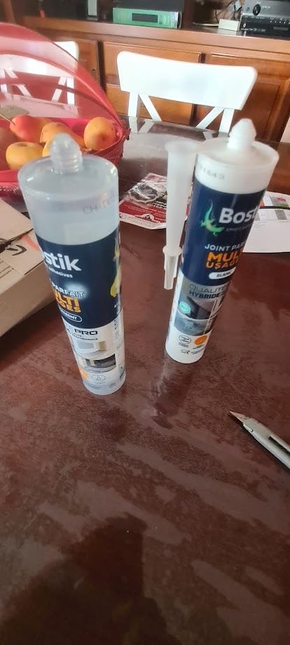 Joint nickel dans la salle de bain