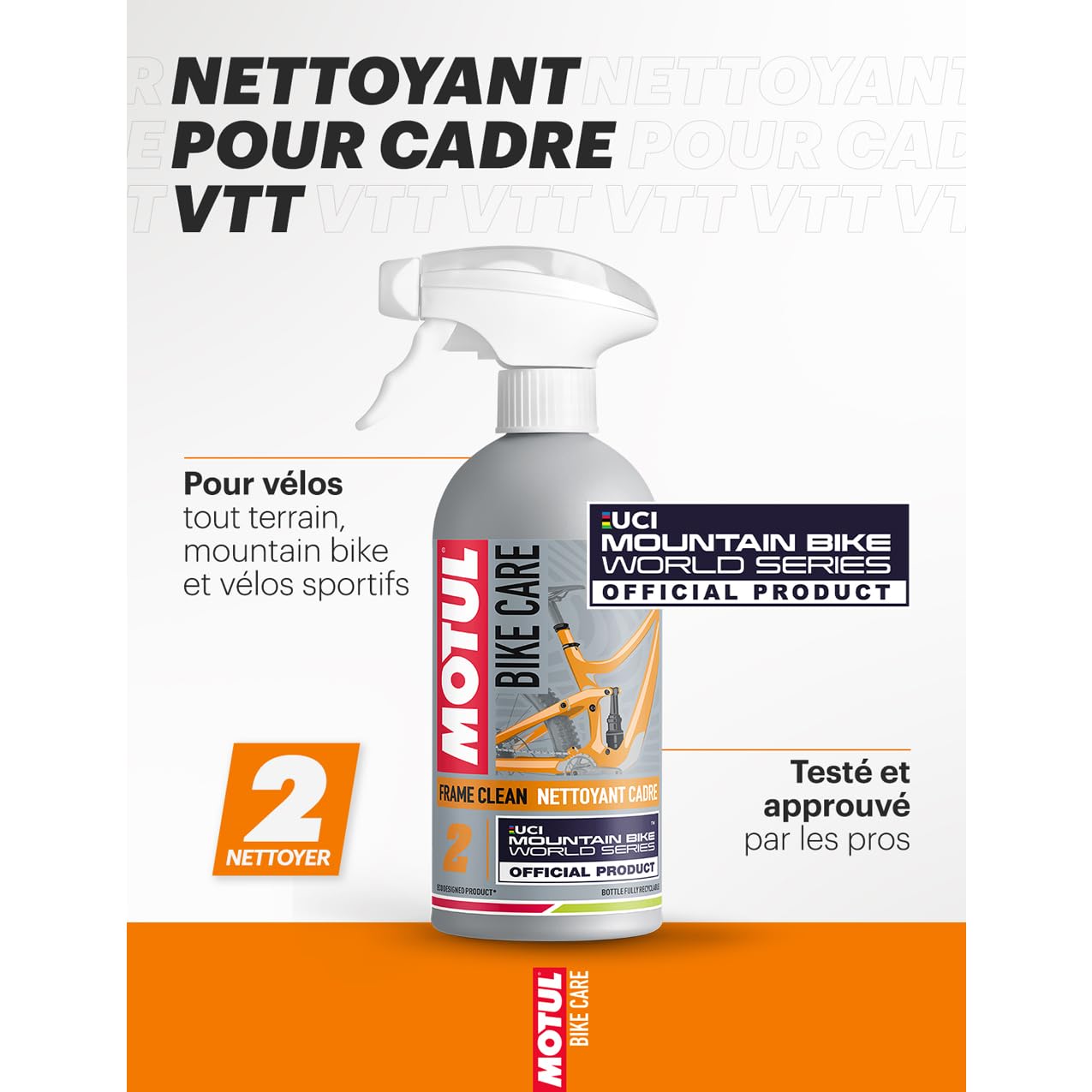 motul-bike-care-frame-clean-off-road-nettoyant-cadre-vtt-spray-mousse-500-ml image 2