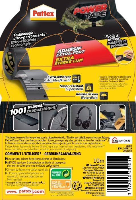 pattex-power-tape-ruban-adh-sif-noir-extra-fort-10-m image 4