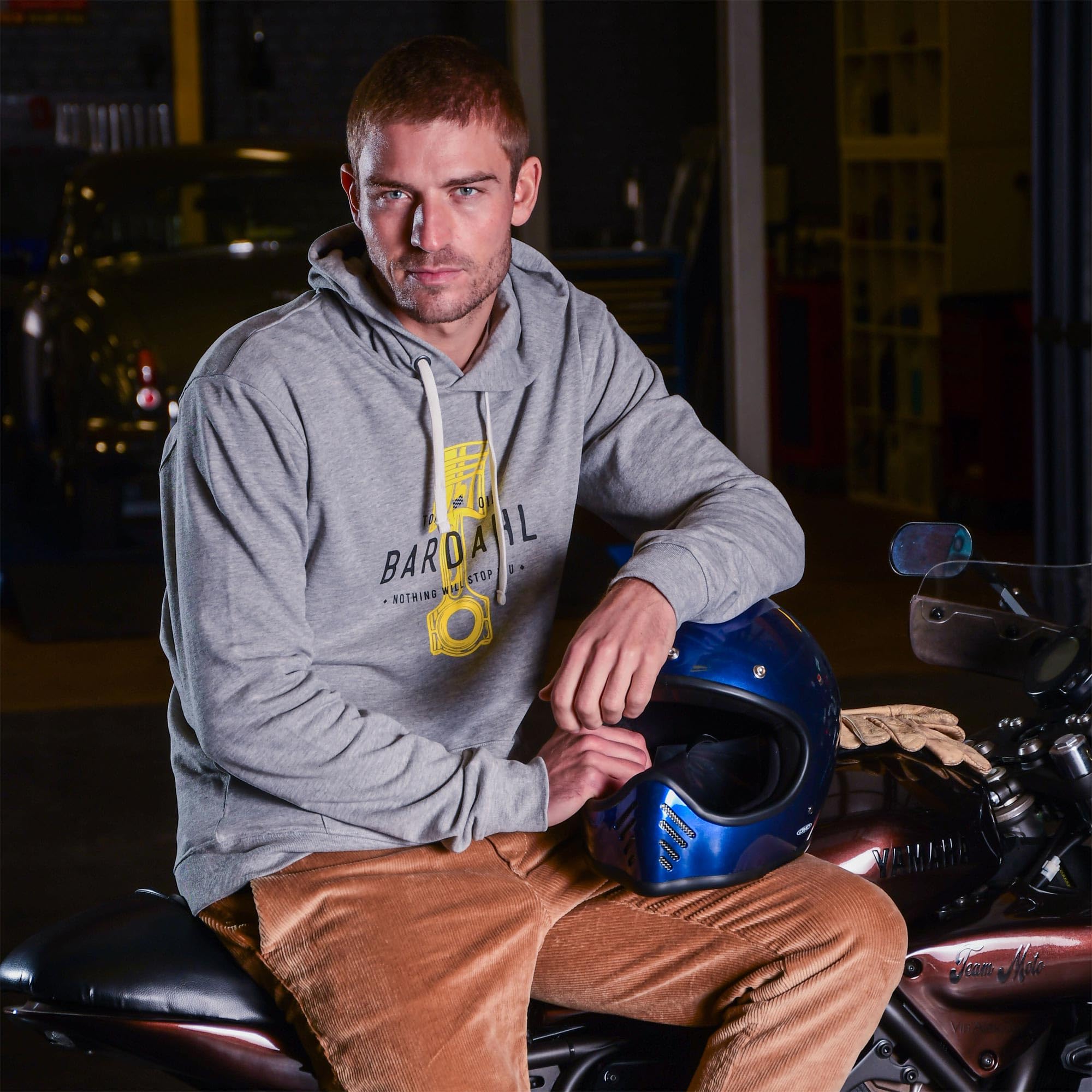 bardahl-sweat-hoodie-piston-gris-chin-collection image 5