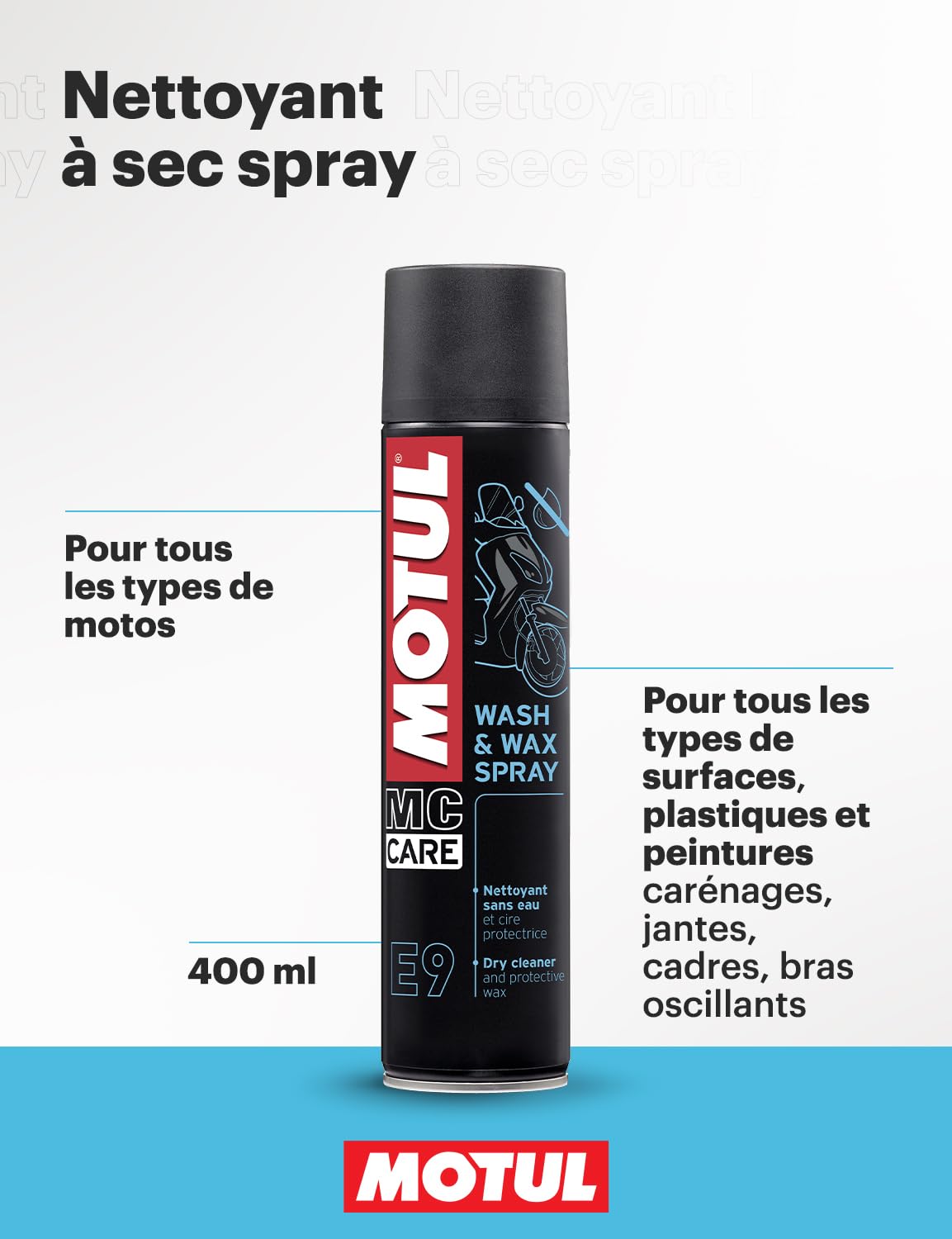 motul-mc-care-e9-wash-wax-spray-moto-400-ml image 2