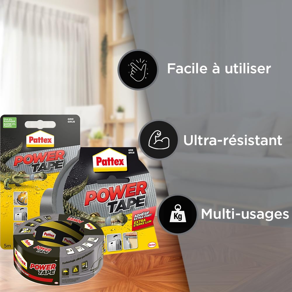 pattex-power-tape-gris-extra-fort-48-mm-x-10-m image 5