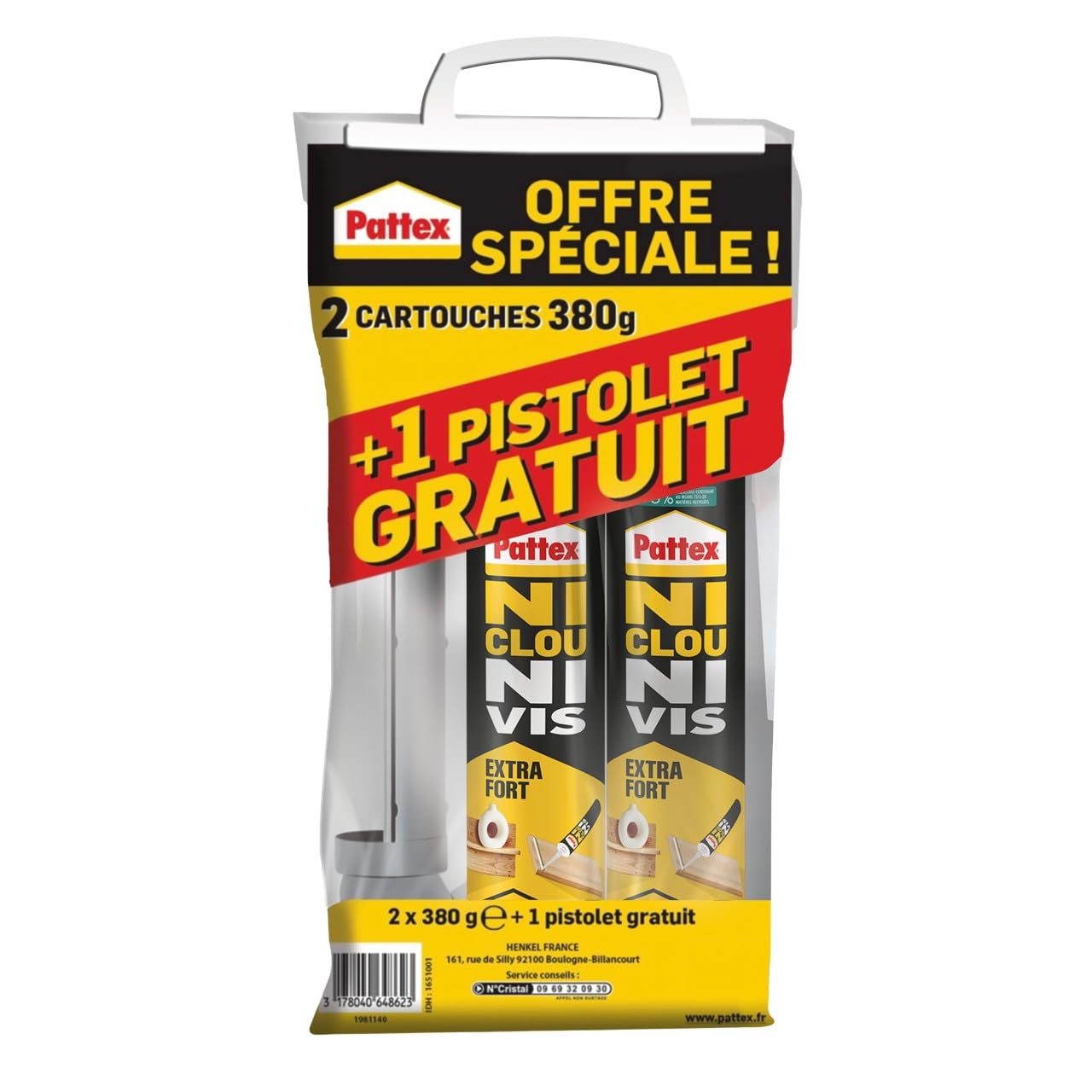 pattex-ni-clou-ni-vis-colle-mastic-r-siste-l-eau-cartouche-450-g-blanc image 7