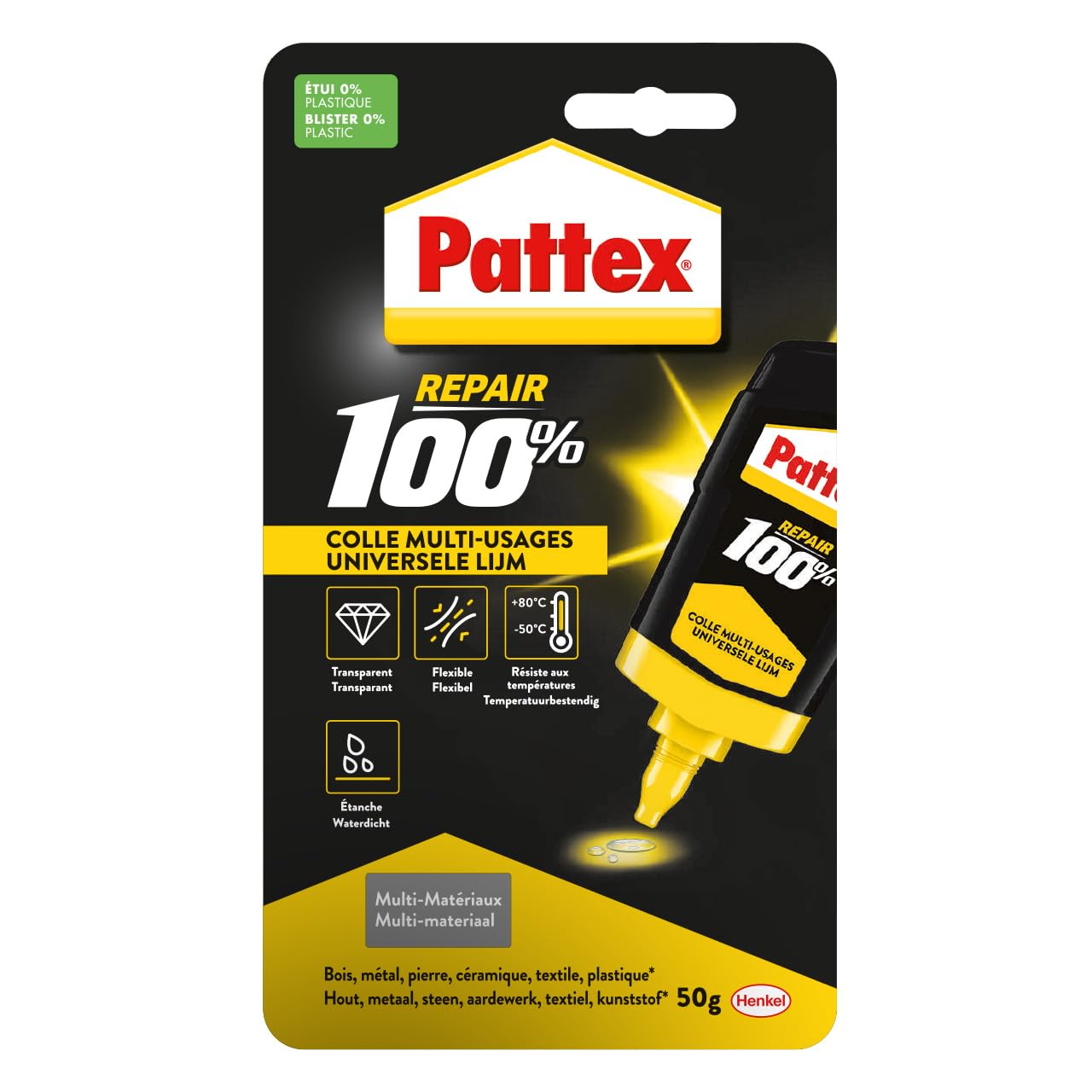 pattex-repair-100-colle-multi-usages-transparente-flacon-50-g image 1