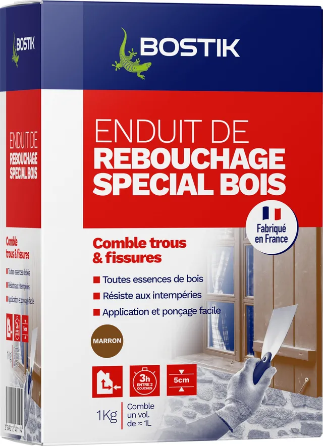 bostik-enduit-de-rebouchage-sp-cial-bois-1-kg-pr-t-l-emploi image 1