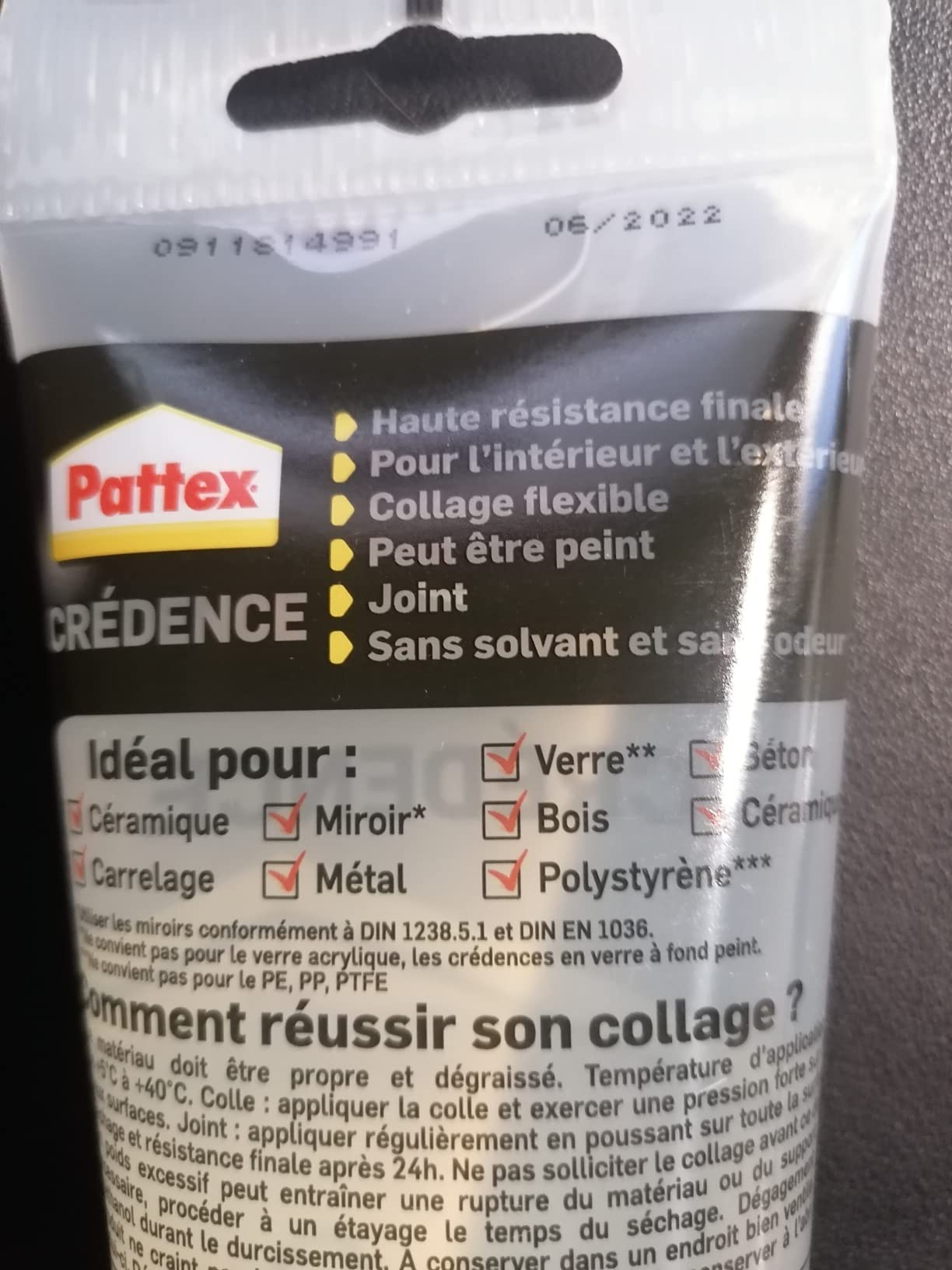Crédence posée sans percer